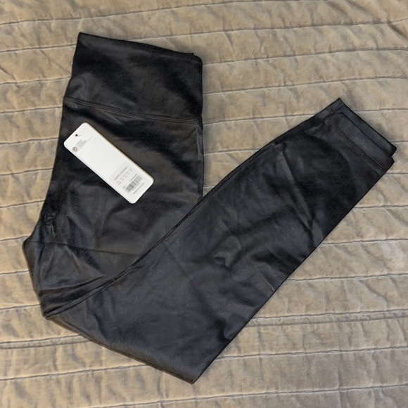 CRZ YOGA Faux Leather leggings new with tags - Picture 2 of 3